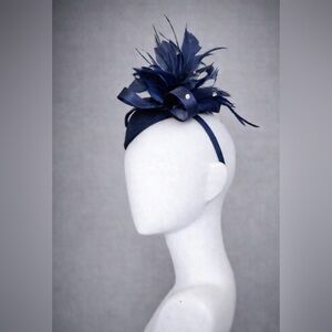 Swan Hat Kentucky Derby Headpiece